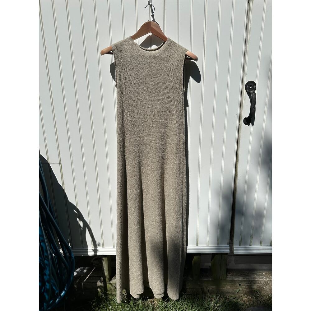 Lauren Manoogian Cotton Bouclé Shell Dress Size 1 Small Pumice Taupe NWT $530 - Picture 3 of 16